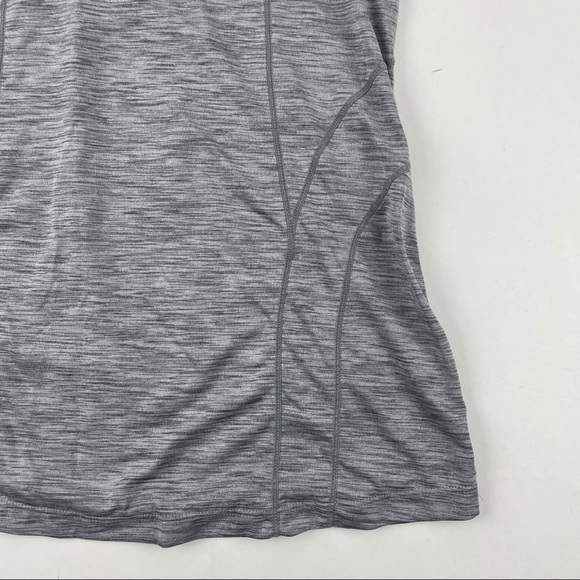 Reebok Tank Top Womens Small Gray Racerback Space Print - Picture 4 of 7